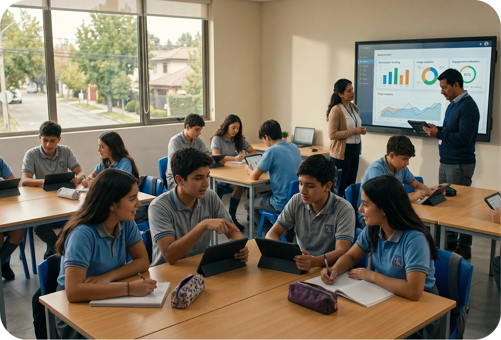 Track adoption and usage across Latin American schools
